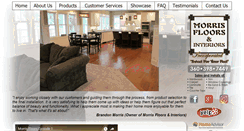 Desktop Screenshot of morrisfloorsandinteriors.com